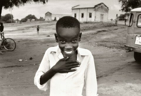 Smiling Boy - by Pdraig Grant.