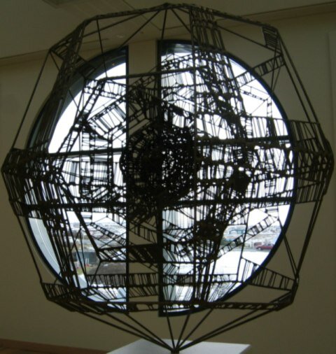 Gerður Helgadóttir, three dimensional iron filament